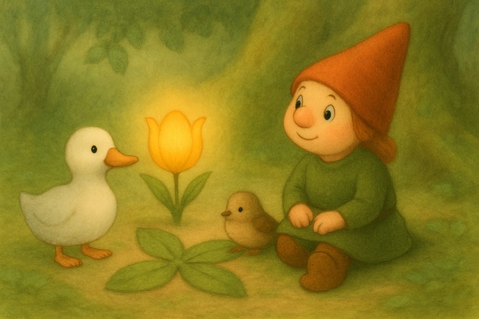 Mosje en de Herfstblaadjes, tekening 5
