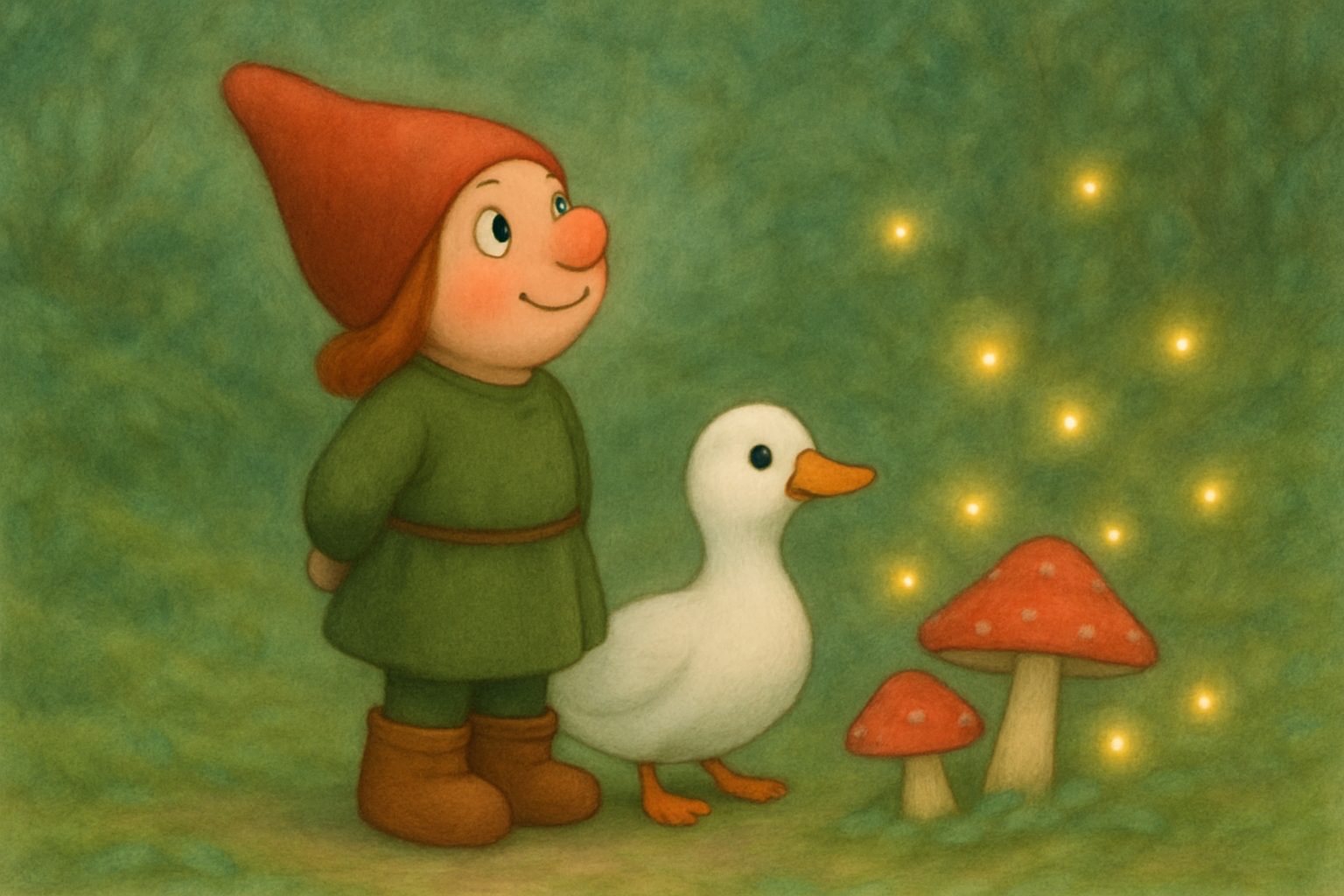 Mosje en de Kleurige Paddenstoelen, tekening 4