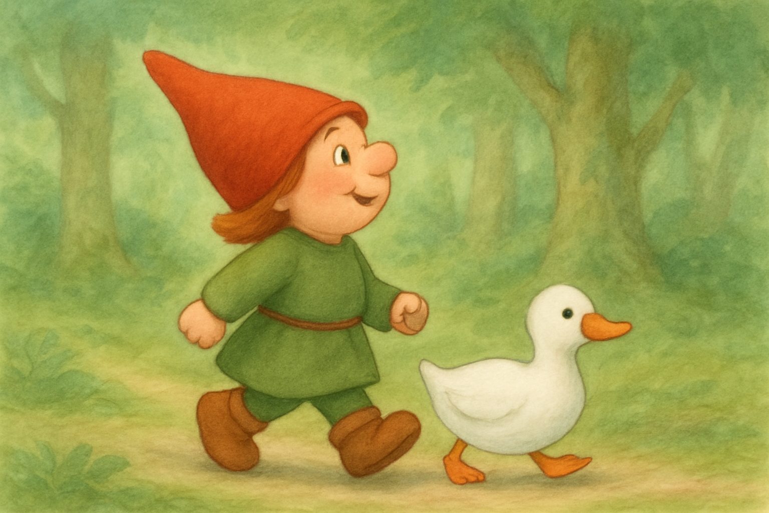 Mosje en het Toverboekje, tekening 1