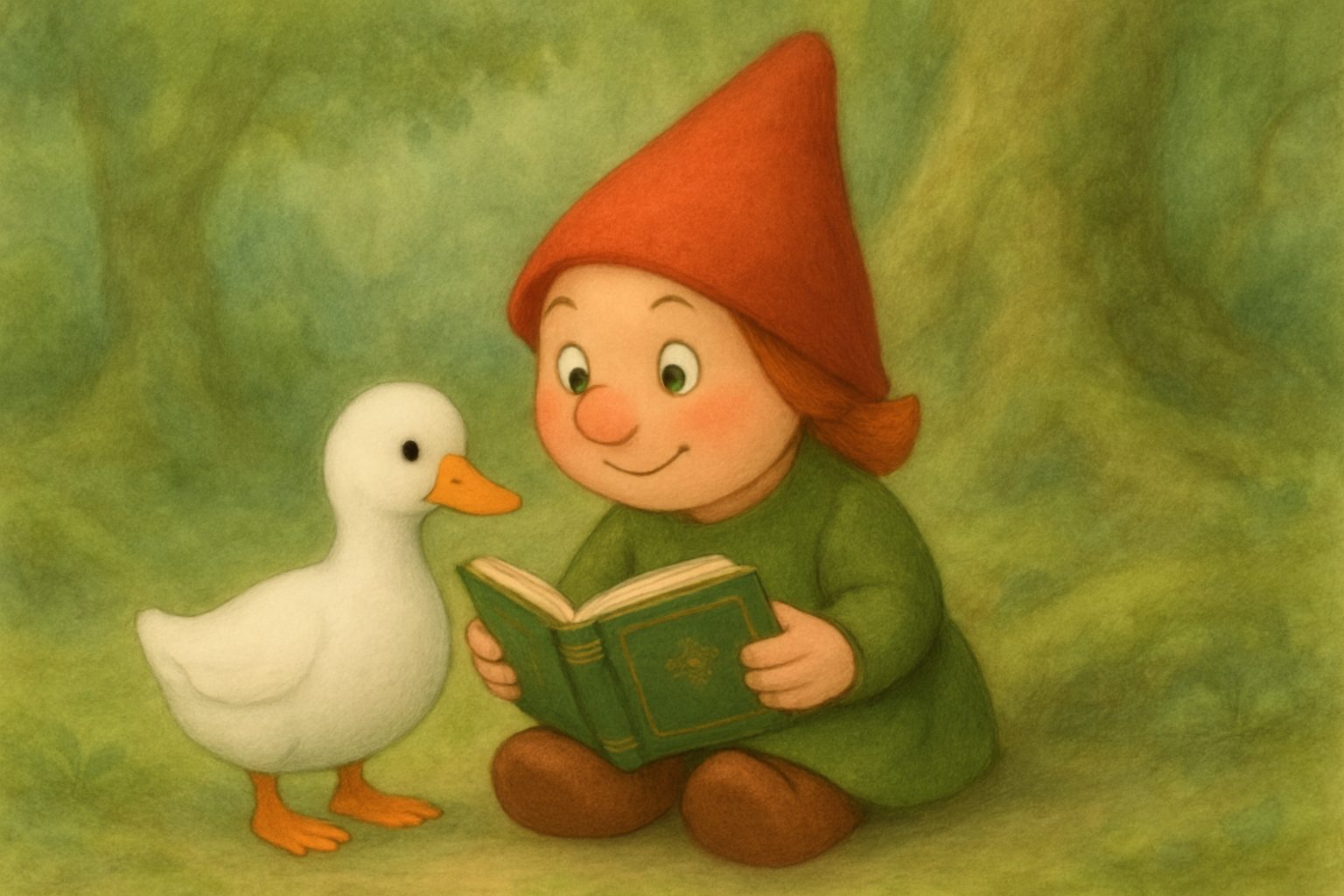 Mosje en het Toverboekje, tekening 2