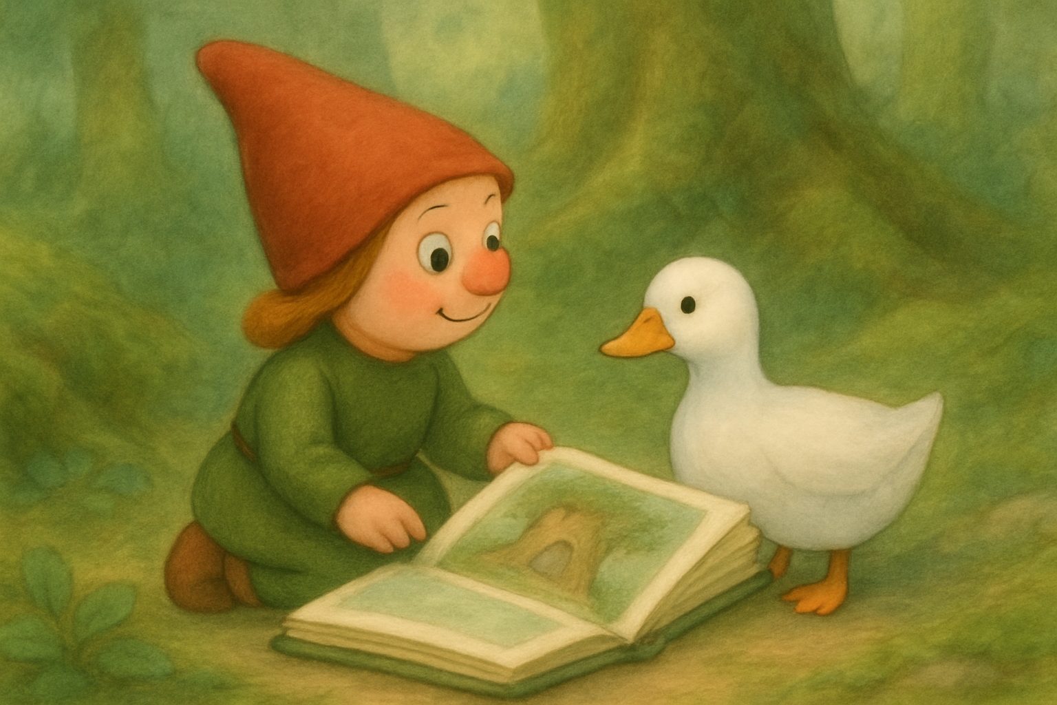 Mosje en het Toverboekje, tekening 3