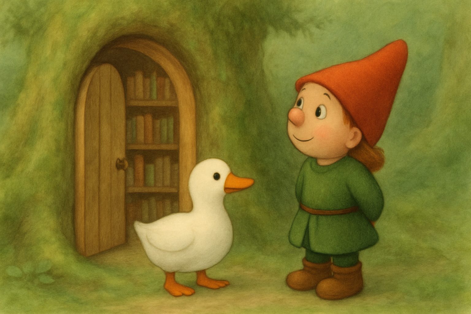 Mosje en het Toverboekje, tekening 4