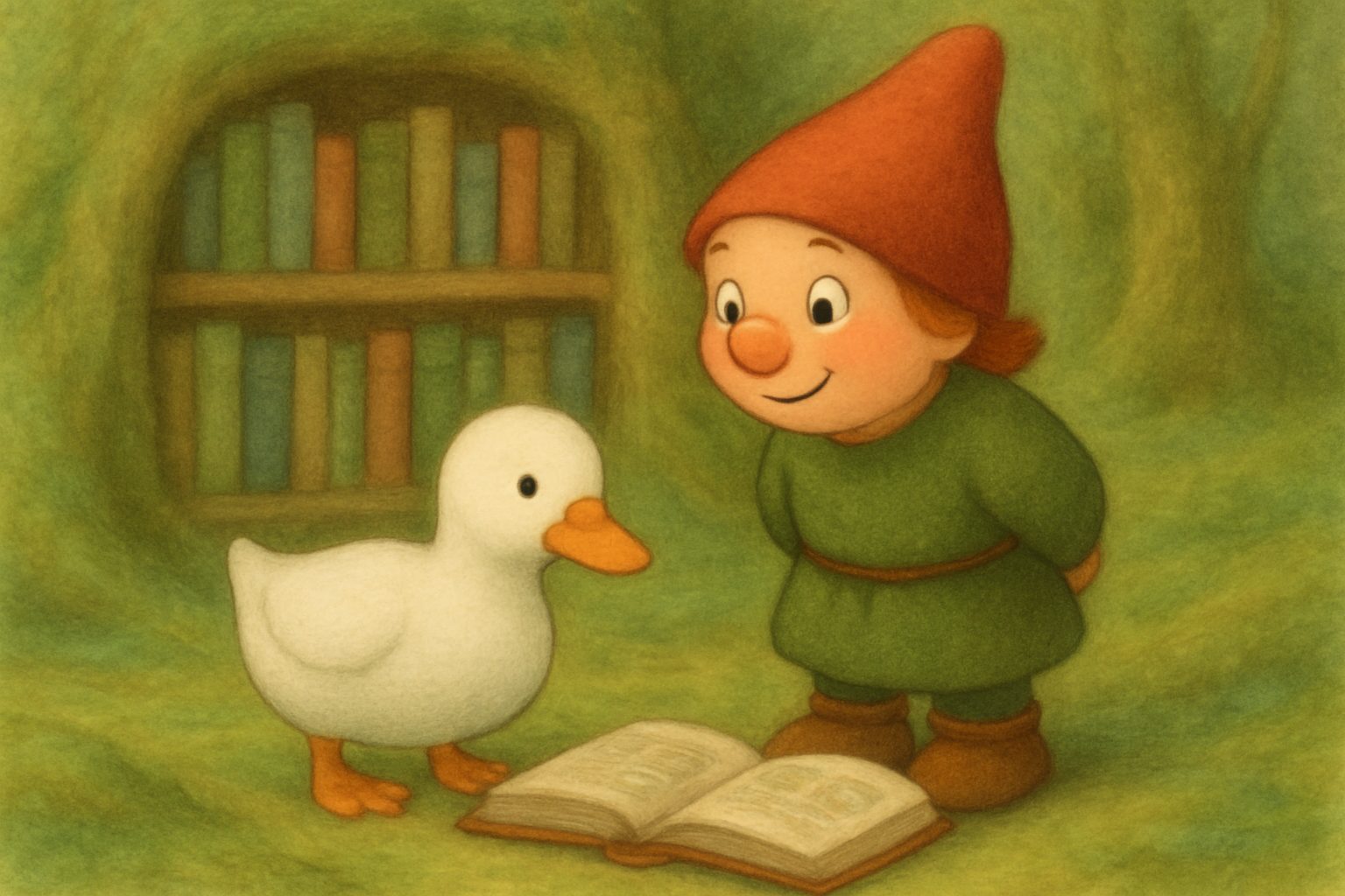 Mosje en het Toverboekje, tekening 5