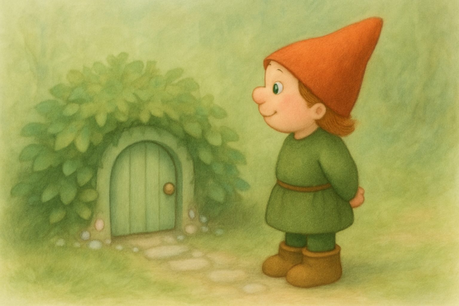 Mosje en het Verstopte Slaapdeurtje, tekening 2