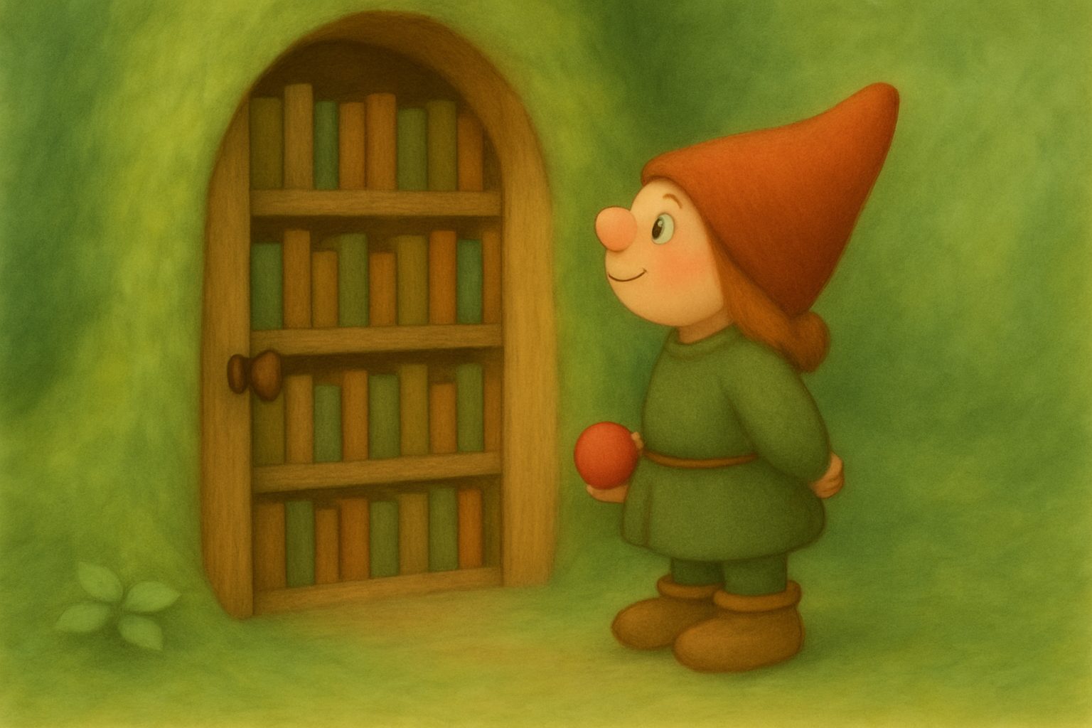 Mosje en het Kabouterbibliotheekje, tekening 2
