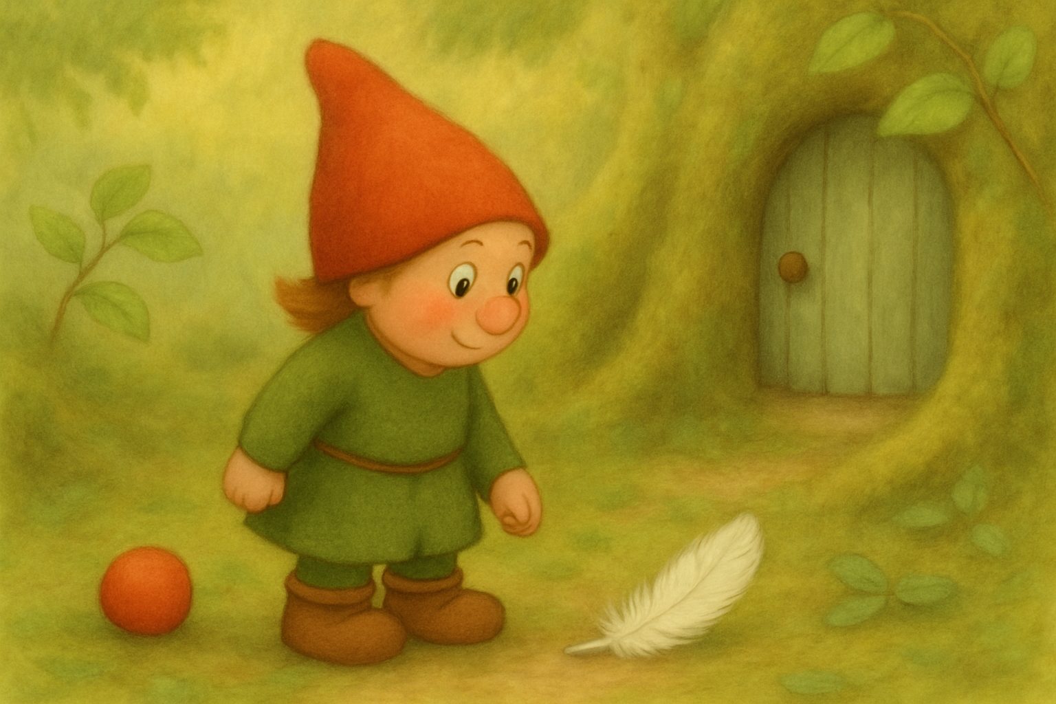 Mosje en de Zachte Wensveren, tekening 1