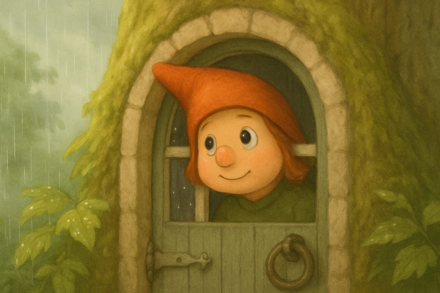 Mosje en de Regenbogenlucht, tekening 2