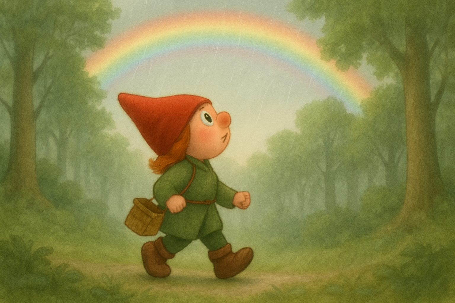 Mosje en de Regenbogenlucht, tekening 3