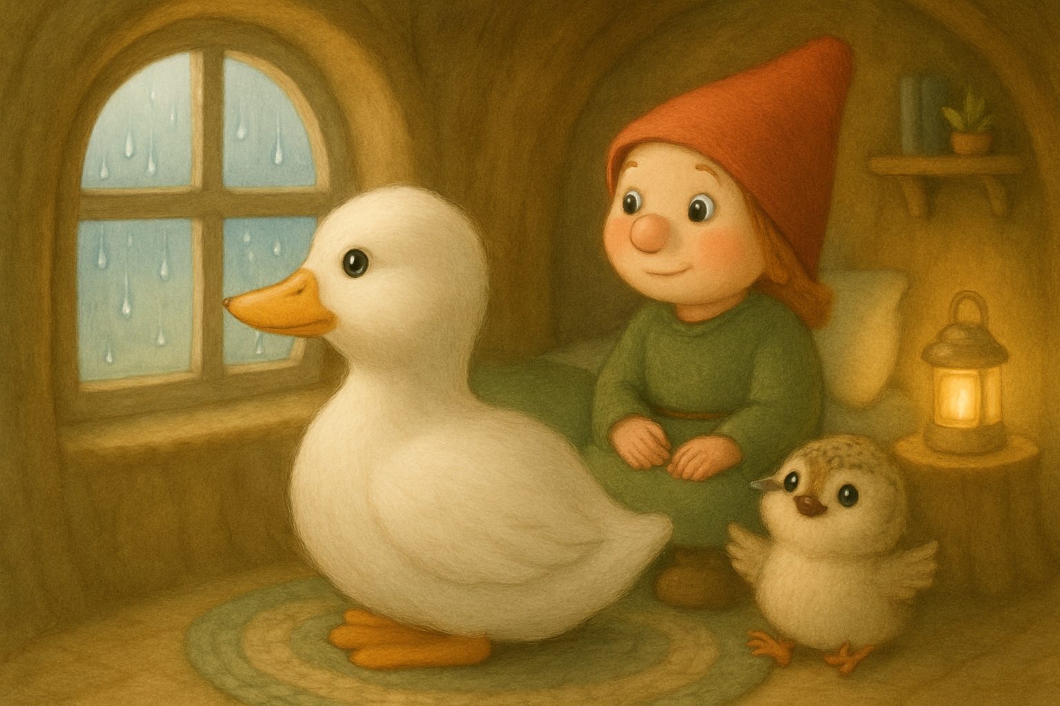Kwakkel en het Zachte Regendansje (deel 2 van 3: de middag), tekening 1