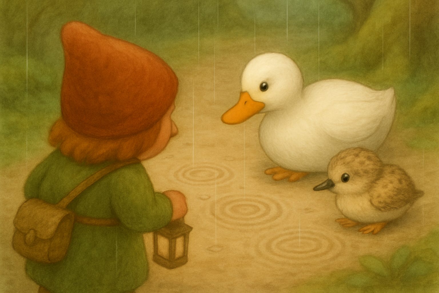 Kwakkel en het Zachte Regendansje (deel 2 van 3: de middag), tekening 4