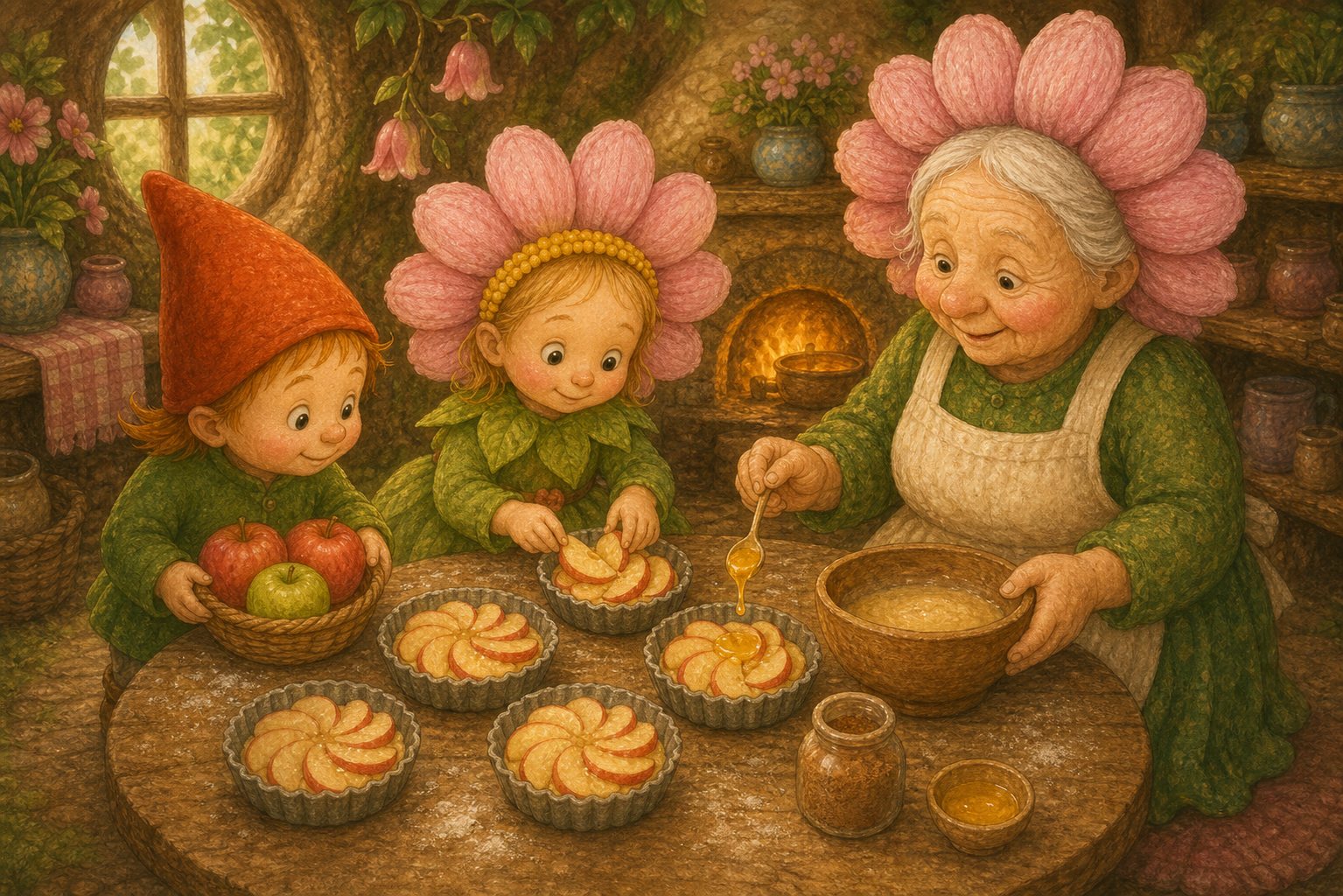 Appeltaart bij Oma Madelief, tekening 4