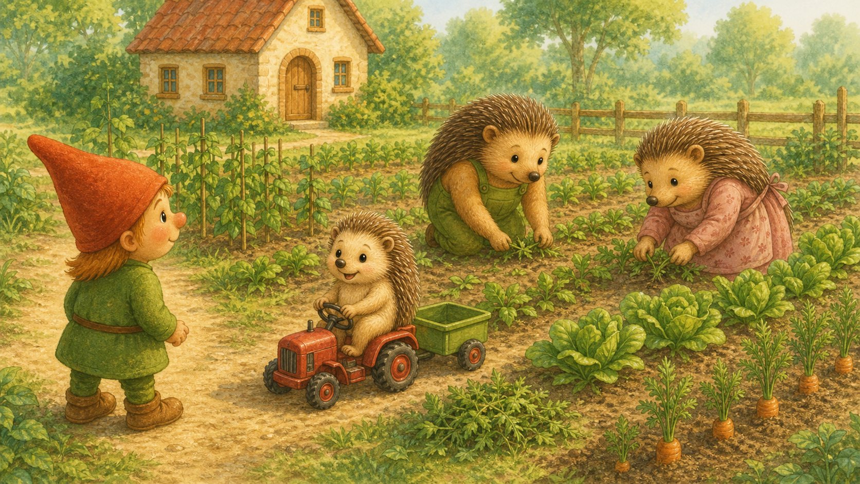 Mosje ontmoet de familie Stekel, tekening 2