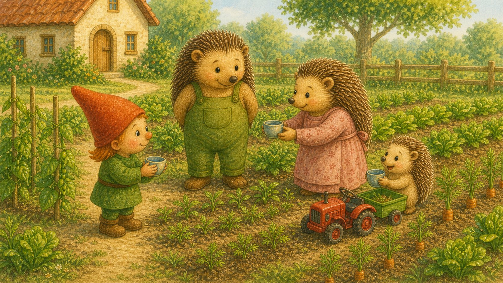 Mosje ontmoet de familie Stekel, tekening 5