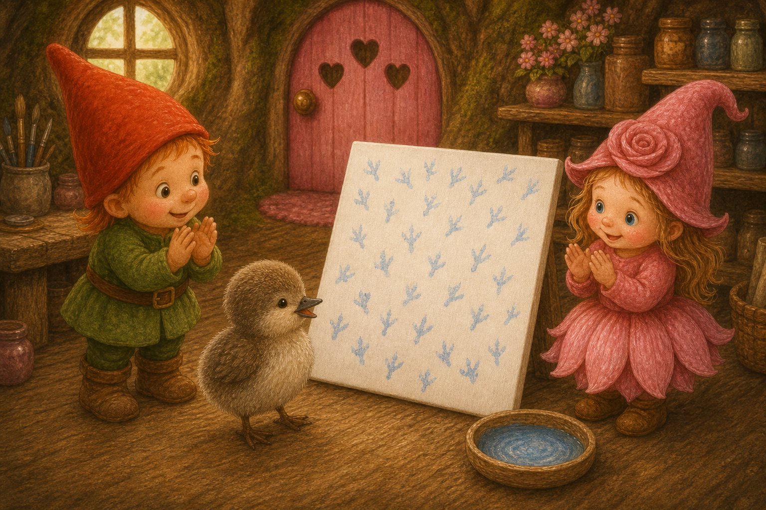 Pips eerste schilderij, tekening 5