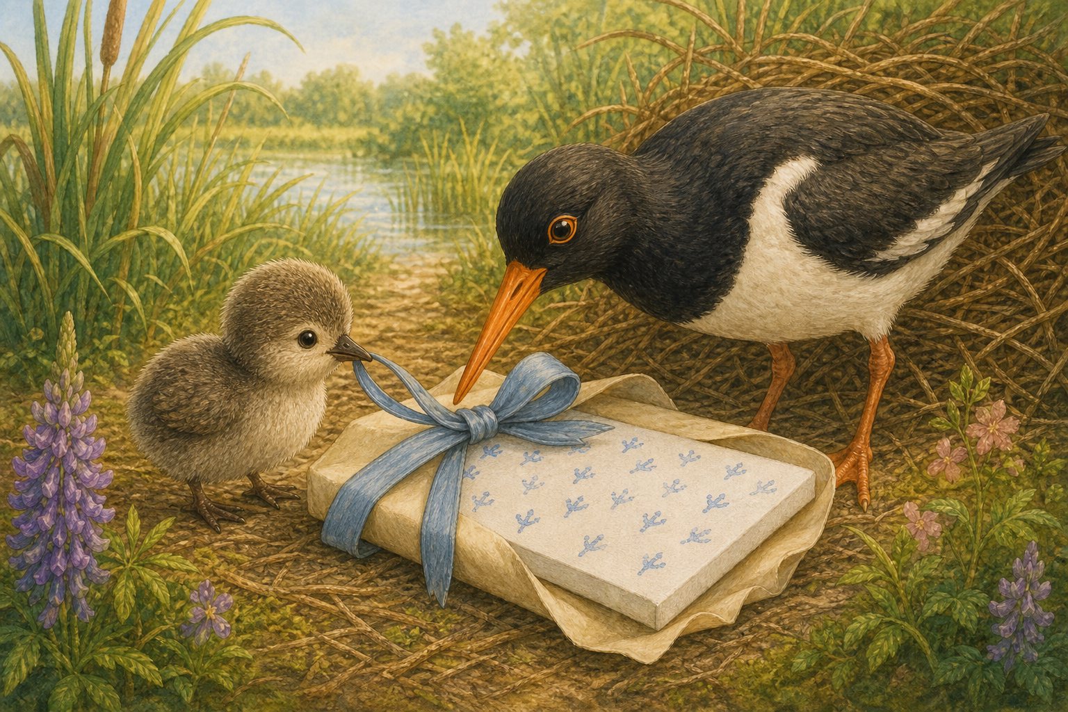 Pips cadeau voor papa, tekening 3