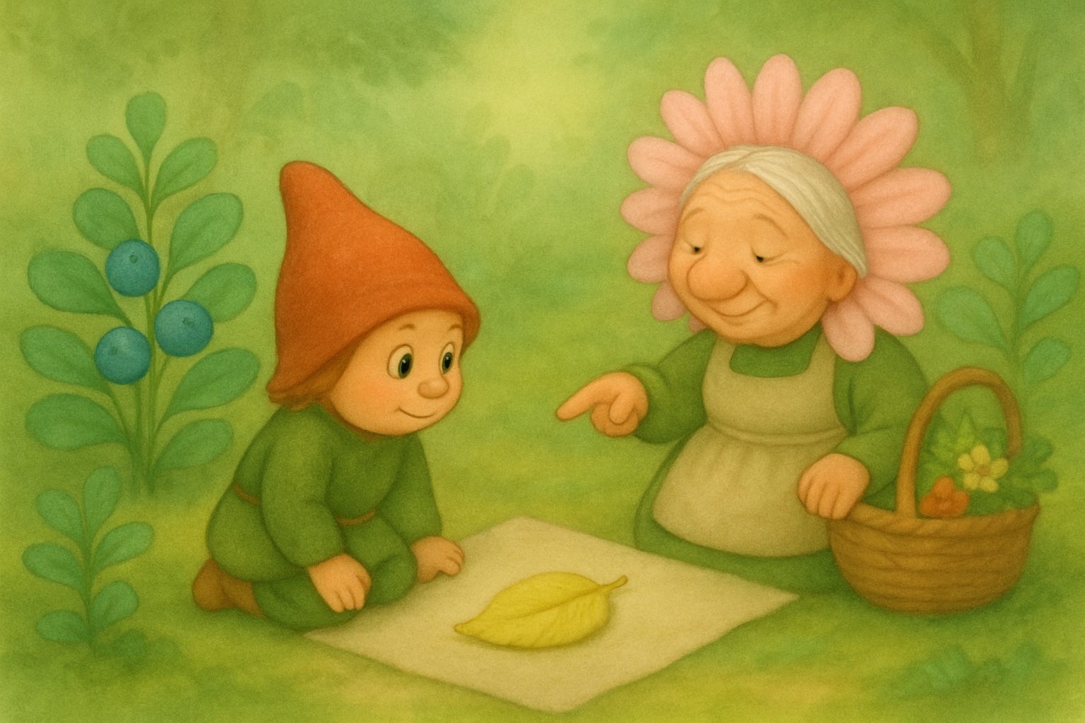 De zachte struiken, tekening 2