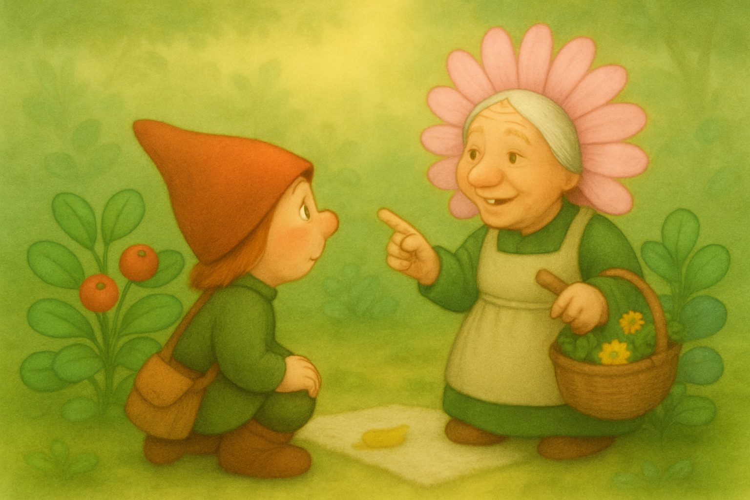 De zachte struiken, tekening 3