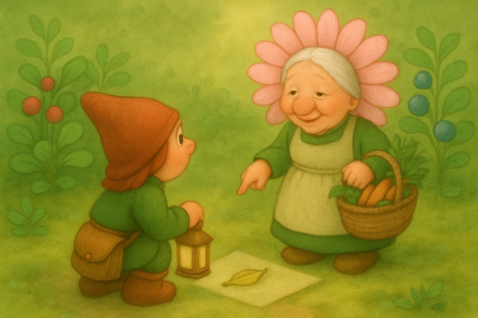 De zachte struiken, tekening 4