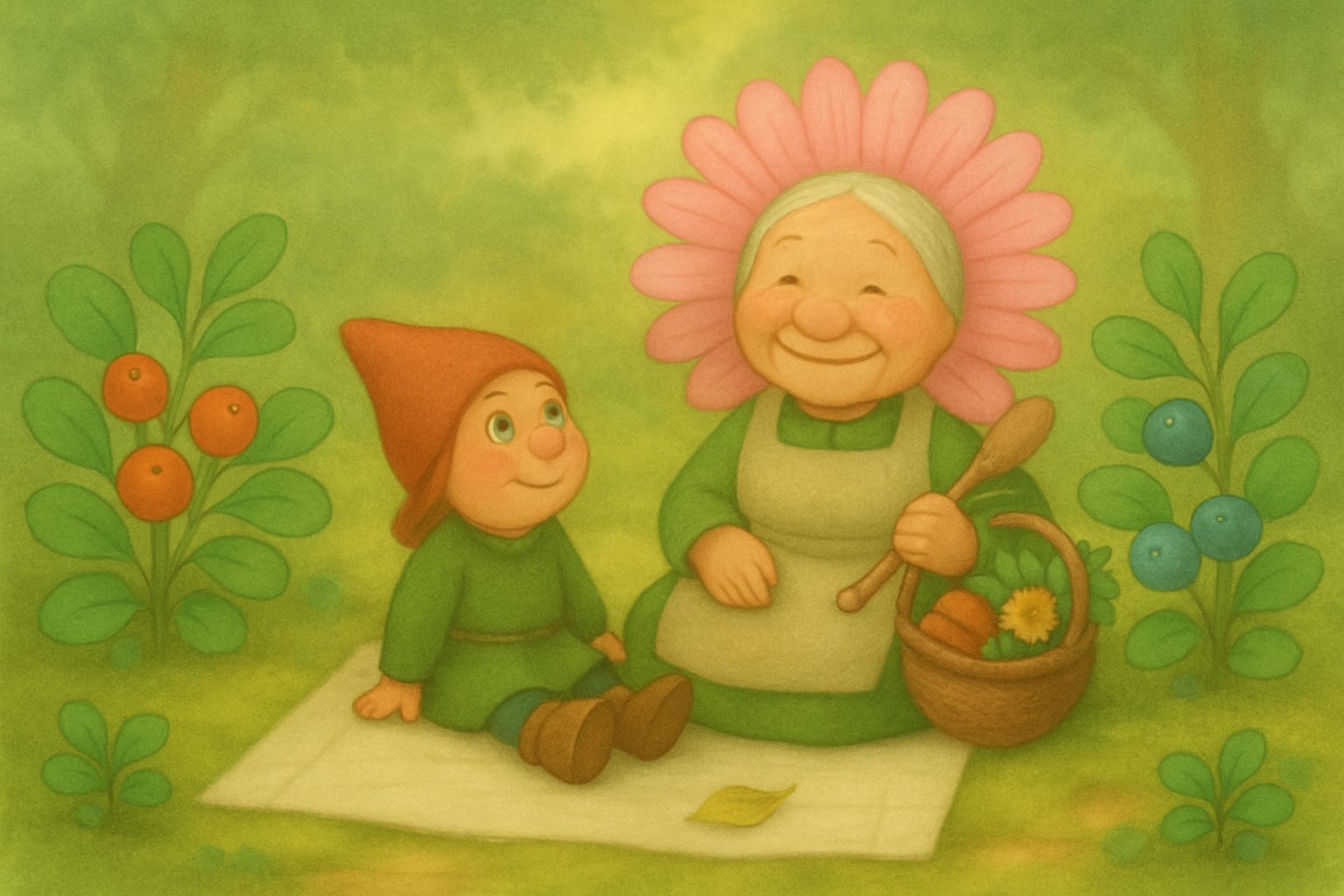 De zachte struiken, tekening 6