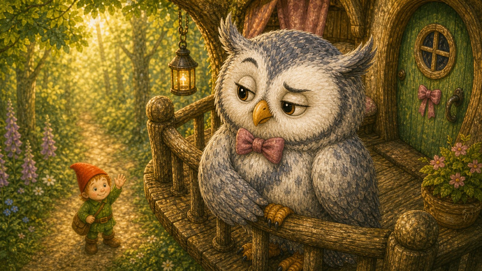 Mosje ontmoet Ollie, tekening 2