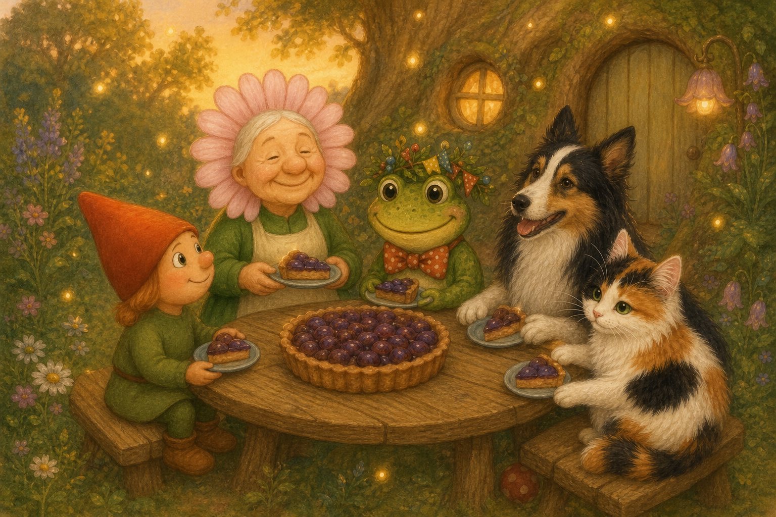 Mosje en de geur van pruimentaart, tekening 5