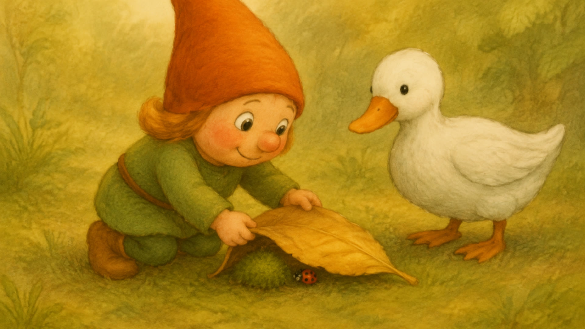 Mosje en het eerste herfstblad, tekening 10