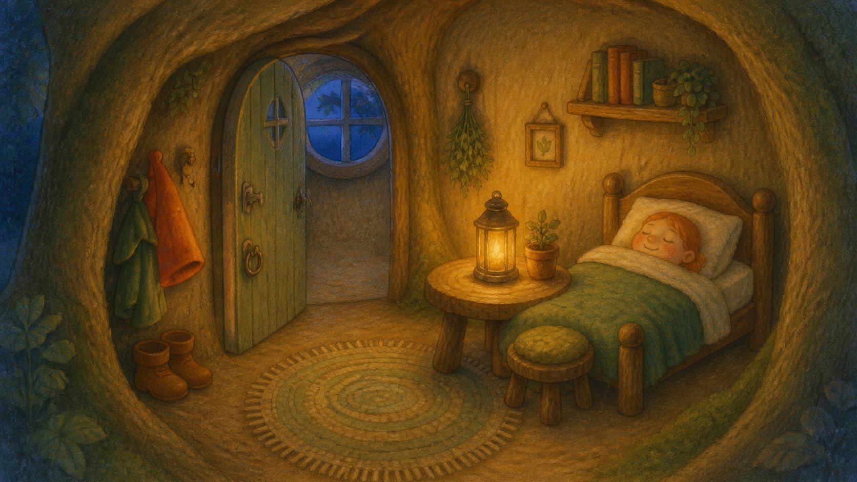 Mosje leert de kikkerslag, tekening 16